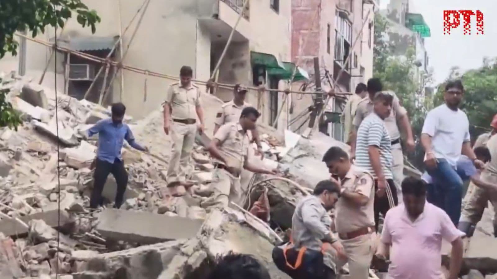 Tragedy Strikes in Delhi: House Collapses Amid Heavy Rain, Who's to Blame?